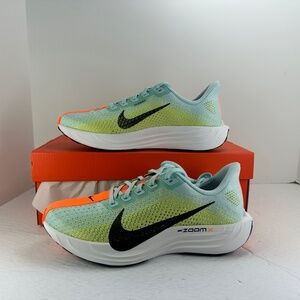 Nike Pegasus Plus Road Running Shoes Glacier Blue Light Lemon Wmn 8-9 FQ7261 400